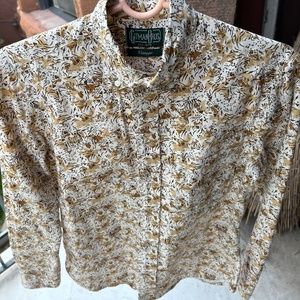 Animal camouflage men’s long sleeve shirt